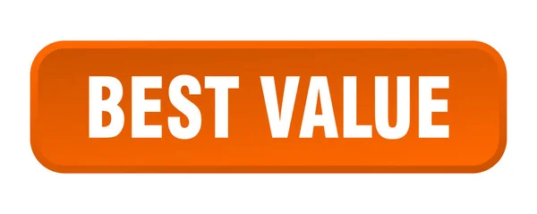 Botão Melhor Valor Melhor Valor Quadrado Botão —  Vetores de Stock