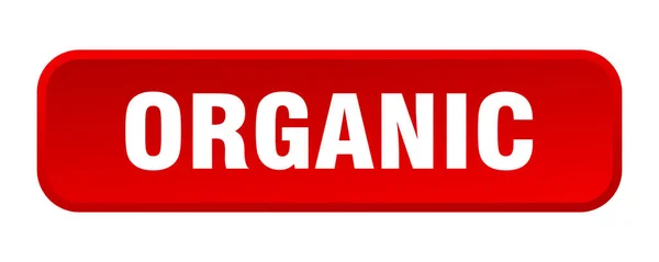 Bottone Organico Quadrato Organico Pulsante — Vettoriale Stock