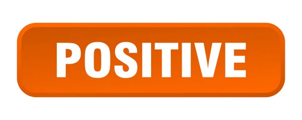 Positiver Knopf Positive Quadratische Taste — Stockvektor