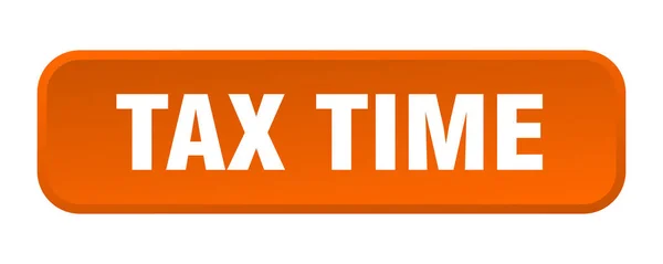 Botón Tiempo Impuestos Impuestos Tiempo Cuadrado Pulsador — Archivo Imágenes Vectoriales