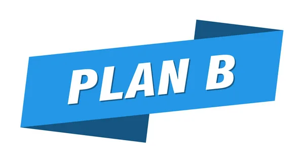 Šablona Nápisu Plánu Značka Popisku Pásky Plánu — Stockový vektor