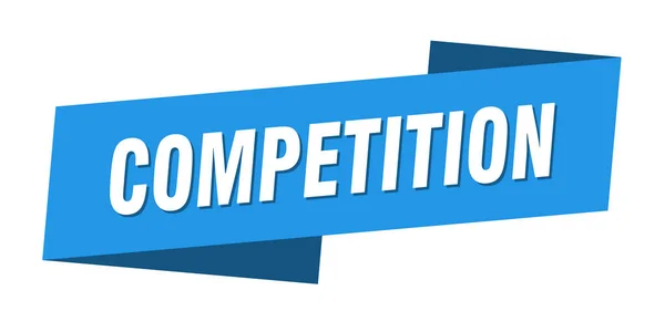 Πρότυπο Banner Ανταγωνισμού Διαγωνιστικό Σήμα Ετικέτας — Διανυσματικό Αρχείο
