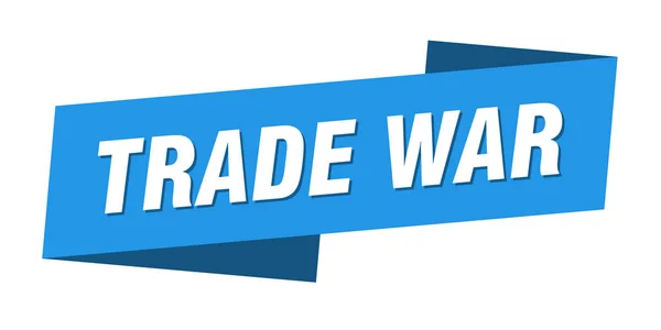 Obchodní Válečný Prapor Šablony Značka Označení Válečné Stuhy — Stockový vektor