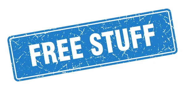Бесплатная Марка Бесплатные Вещи Винтажный Синий Ярлык Sign — стоковый вектор