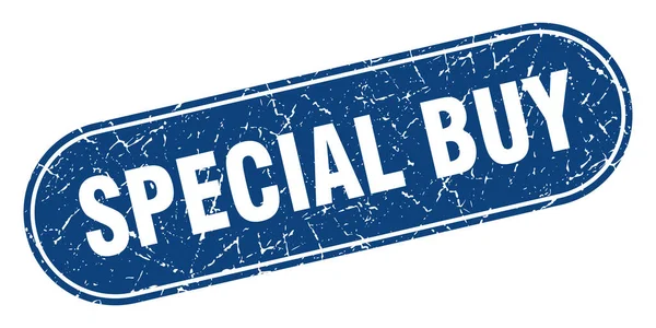 Special Buy Sign Special Buy Grunge Blue Stamp Label — Stock Vector