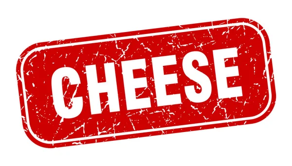 奶酪邮票 芝士方块红字 — 图库矢量图片