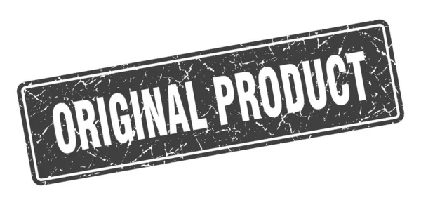 Sello Original Del Producto Etiqueta Negra Vintage Del Producto Original — Vector de stock