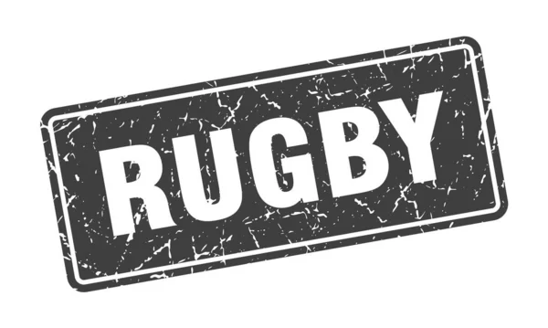 Rugby Stamp Rugby Vintage Black Label Sign — Stock Vector