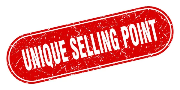 Unique Selling Point Sign Unique Selling Point Grunge Red Stamp — Stock Vector