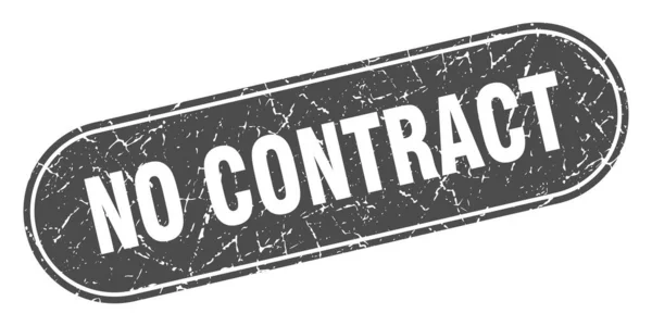 Hay Firma Contrato Sin Sello Negro Grunge Contrato Etiqueta — Archivo Imágenes Vectoriales