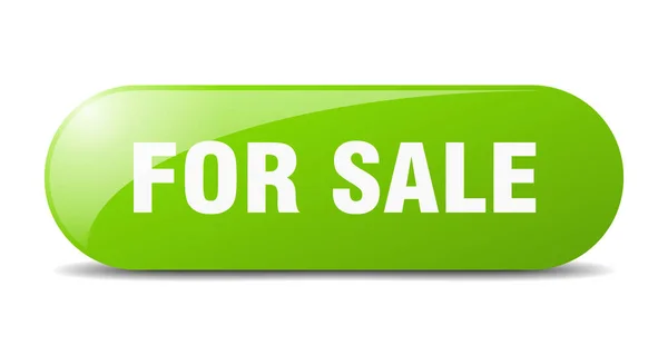 Продається Кнопка Знак Продажу Ключ Натисніть Кнопку — стоковий вектор