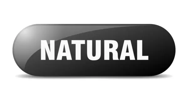 Botão Natural Sinal Natural Chave Botão Pressão —  Vetores de Stock