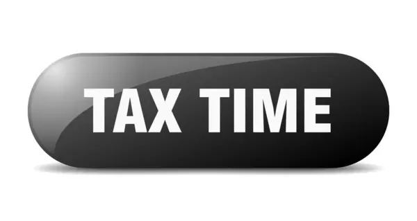 Φορολογικό Κουμπί Φορολογική Ώρα Κλειδί Πιέστε Κουμπί — Διανυσματικό Αρχείο