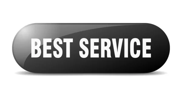 Bester Service Knopf Bestes Service Zeichen Schlüssel Druckknopf — Stockvektor