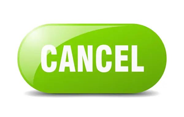 Cancel Button Cancel Sign Key Push Button — Stock Vector