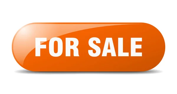Zum Verkauf Zum Verkauf Stehen Schlüssel Druckknopf — Stockvektor