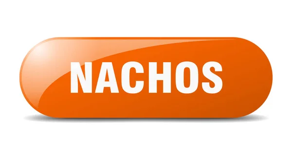 Nachos按钮 Nachos的标志 按下按钮 — 图库矢量图片