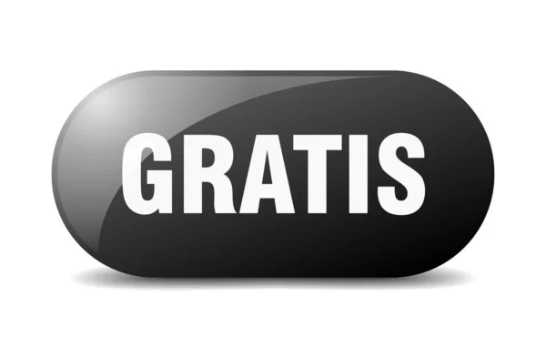 Botón Gratis Signo Gratis Llave Pulsador — Vector de stock