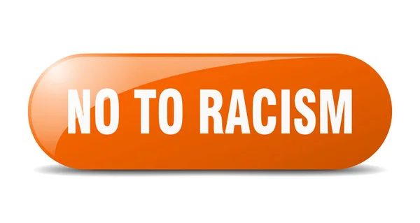 Racism Button Racism Sign Key Push Button — Stock Vector
