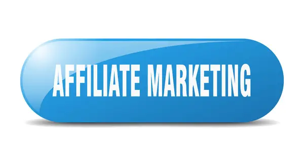 Tlačítko Affiliate Marketing Affiliate Marketing Sign Klíč Stiskněte Tlačítko — Stockový vektor