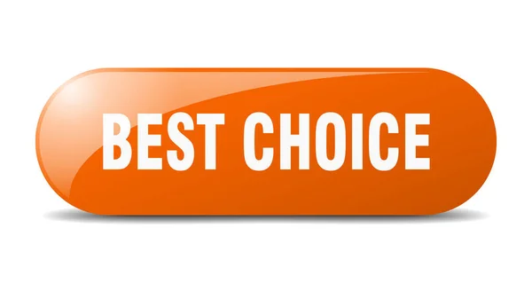 Best Choice Button Best Choice Sign Key Push Button — Stock Vector