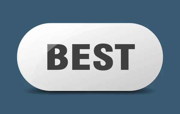 Beste Knop Het Beste Teken Sleutel Drukknop — Stockvector