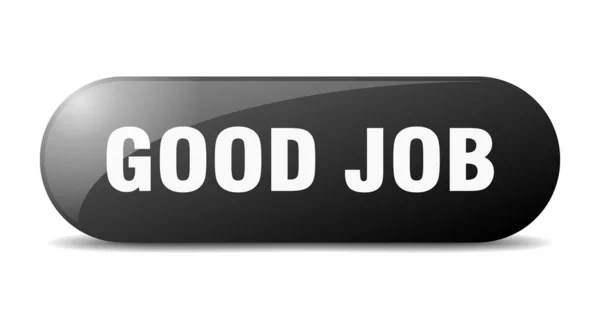 Good Job Button Good Job Sign Key Push Button — Stock Vector