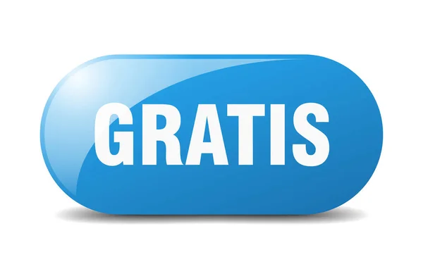 Botón Gratis Signo Gratis Llave Pulsador — Vector de stock