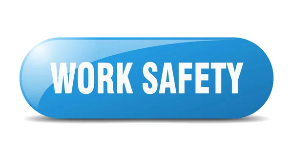 Arbeitssicherheitstaste Arbeitssicherheitszeichen Schlüssel Druckknopf — Stockvektor
