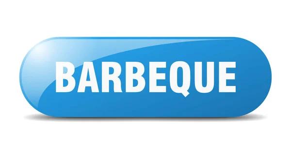 Bouton Barbecue Signe Barbecue Clé Bouton Poussoir — Image vectorielle