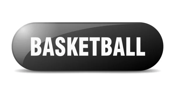 Basketbalknop Basketbalbord Sleutel Drukknop — Stockvector