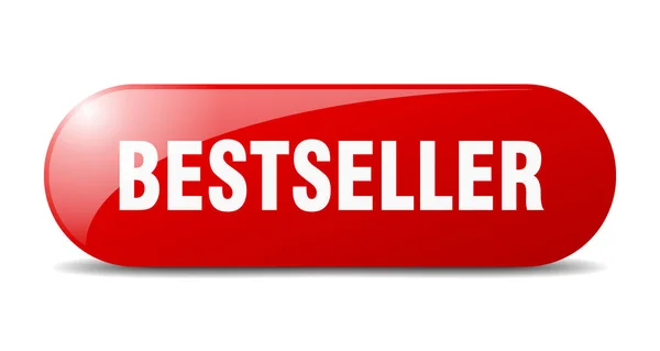 Przycisk Bestsellera Podpis Bestsellera Klucz Przycisk Przycisku — Wektor stockowy