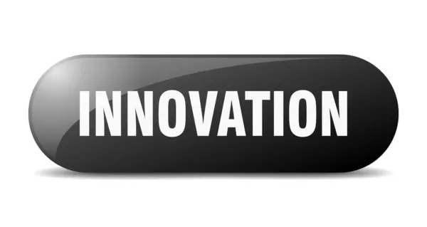 Pulsante Innovazione Segno Innovazione Chiave Premere Pulsante — Vettoriale Stock