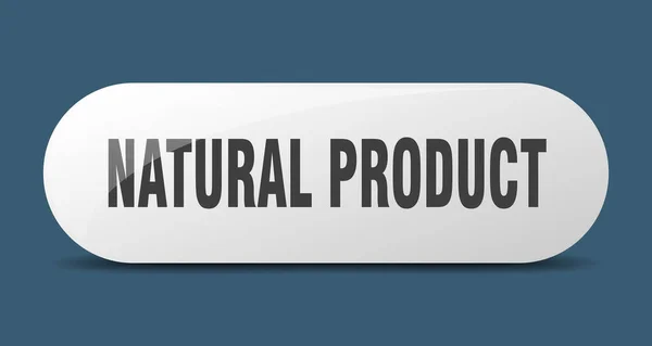 Натуральная Кнопка Продукта Натуральный Знак Продукта Ключ Кнопка — стоковый вектор