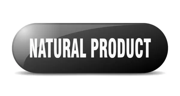 Pulsante Prodotto Naturale Segno Del Prodotto Naturale Chiave Premere Pulsante — Vettoriale Stock