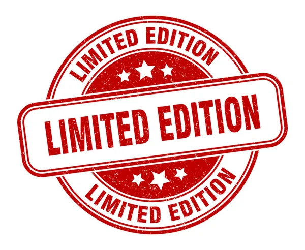 Pieczątka Limitowanej Edycji Limitowana Edycja Rundy Grunge Znak Etykieta — Wektor stockowy