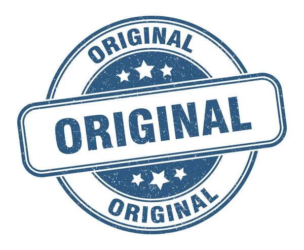Оригинальная Марка Оригинальный Круглый Гранж Знак Этикетка — стоковый вектор