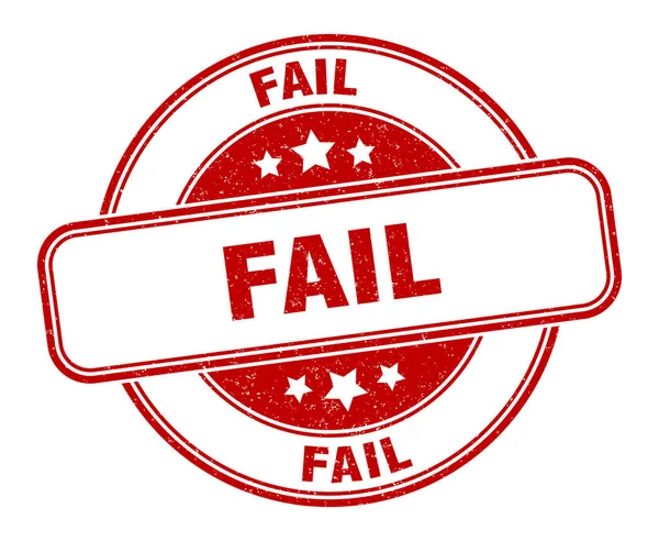 Fail Stamp Fail Grunge Sign Label — Stock Vector