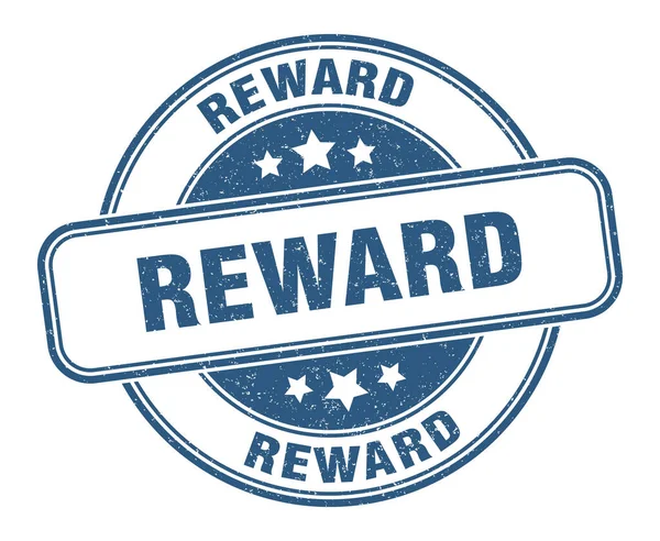 Reward Stamp Reward Grunge Sign Label — Stock Vector