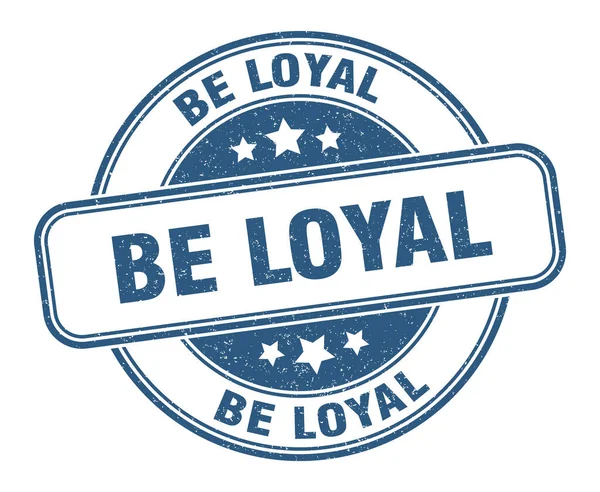 Loyal Stamp Loyal Grunge Sign Label — Stock Vector