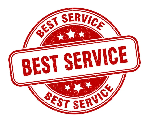 Bester Service Stempel Bester Service Rund Grunge Zeichen Etikett — Stockvektor