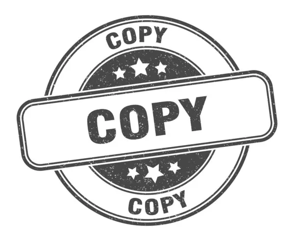Copy Stamp Copy Grunge Sign Label — Stock Vector