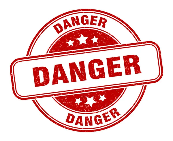 Danger Stamp Danger Grunge Sign Label — Stock Vector