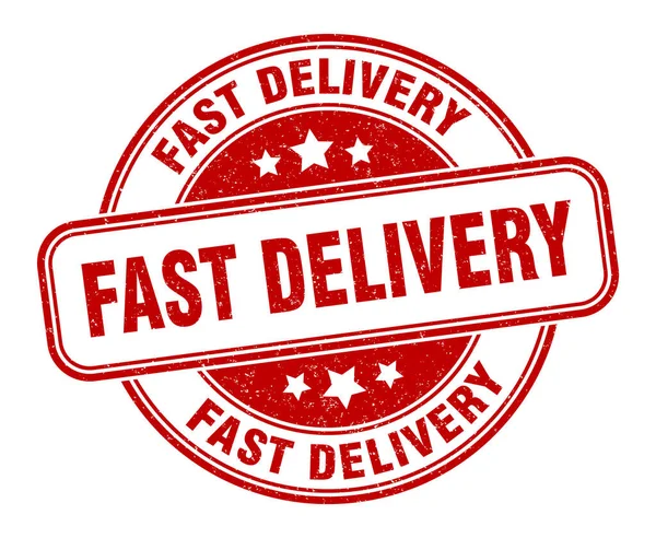 Fast Delivery Stamp Fast Delivery Grunge Sign Label — Stock Vector