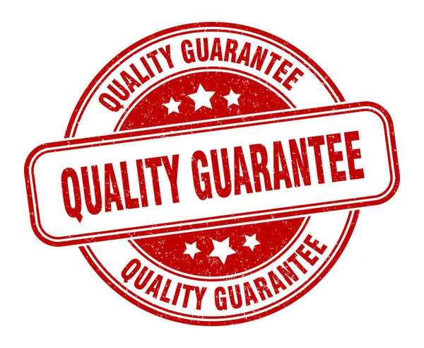 Штамп Гарантии Качества Quality Guarantee Grunge Sign Этикетка — стоковый вектор