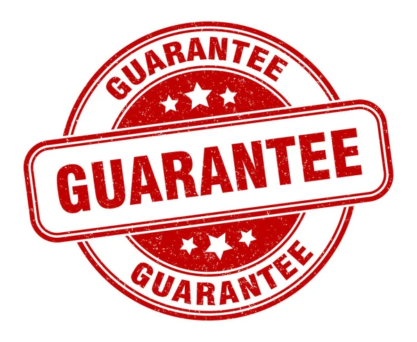 Guarantee Stamp Guarantee Grunge Sign Label — Stock Vector