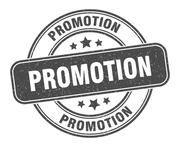 Timbre Promotion Label Promotion Signe Rond Grunge — Image vectorielle