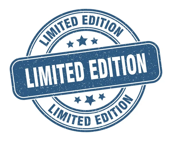 Selo Edição Limitada Etiqueta Edição Limitada Sinal Grunge Redondo — Vetor de Stock