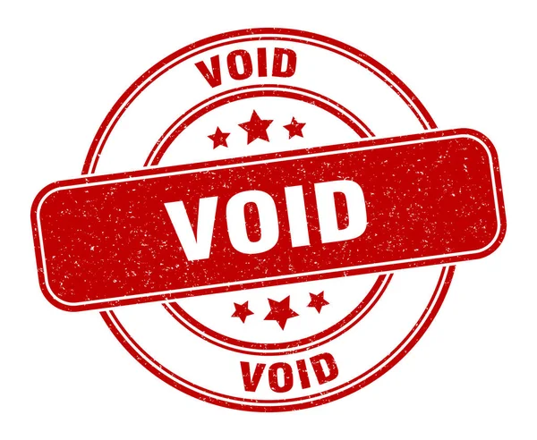 Void Stamp Void Label Grunge Sign — Stock Vector