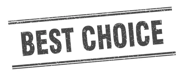 Beste Keuze Stempel Beste Keuze Label Vierkant Grunge Teken — Stockvector